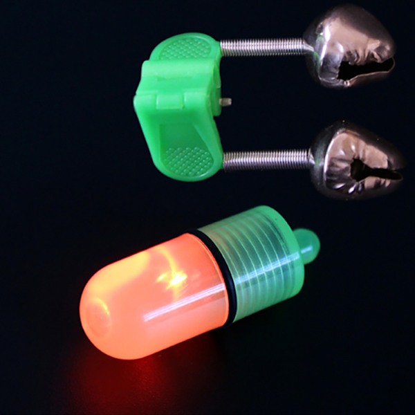 20 stk LED Fiske Stang Bite Alarm Klokker Ring Fiske Agns Alarm Fiske Alarm Natt Fiske LED Fiske Tilbehør