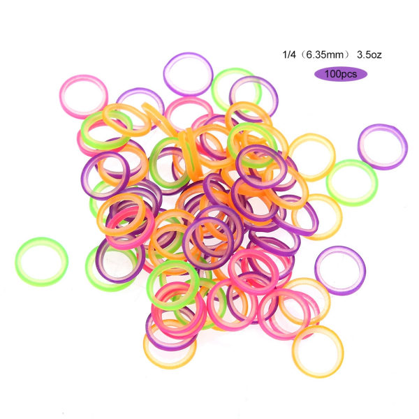 100 kpl/setti ammattimainen hammaslääketieteellinen elastinen hammas kumibändi suun ortodontian työkalu 3,5 oz