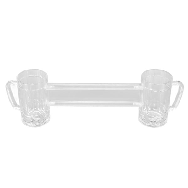Dobbelt sammenføyd dryppsikker akryl ølglass 430ml - Perfekt for bar, KTV