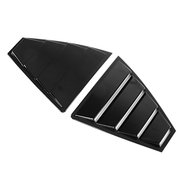 2 st. Bilsidorssolskydd Bakruta Vent Cover Svart Ersättning för Hyundai Elantra 2016‑2020