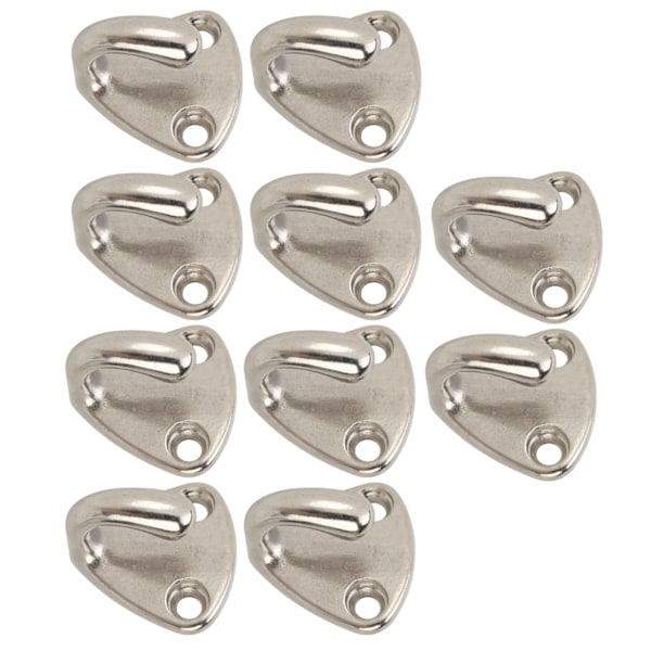 10 kpl Fender Hook 316 Ruostumaton Teräs Meriluokan Vaatteet Takki Pad Eye Fender Hooks Veneen Tarvikkeet