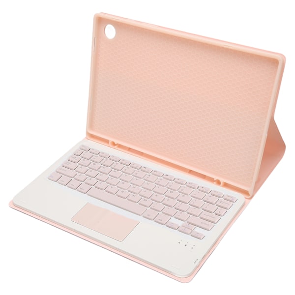 Sakura Rosa Tangentbordfodral Rosa Magnetiskt Avtagbart Trådlöst Tangentbord Surfplattafodral med Pennfack för Galaxy Tab A8 10.5 tum Spårplatta