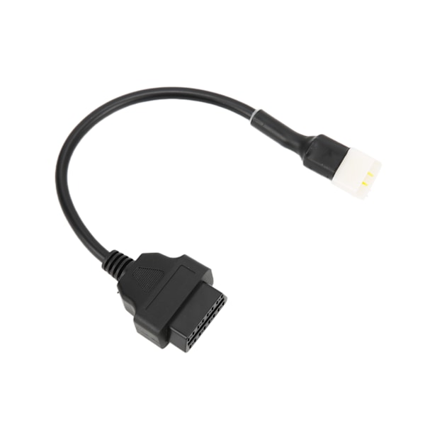 6-pinners OBD2 diagnostisk adapter Plastmotorfeildetektorverktøyerstatning for Delphi motorsykkel