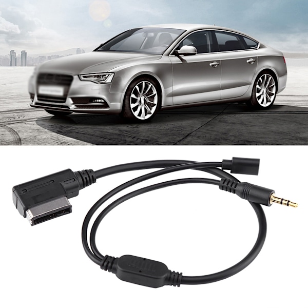 Bil AMI MDI MMI 3,5 mm MP3 Aux-adapterkabel for iPod iOS-telefon 5 6 for A3 A8 Q5 For