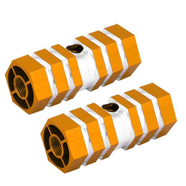 Bakaxel-Peg Cykel Aluminiumlegering Pegs BMX Pegs (Guld)