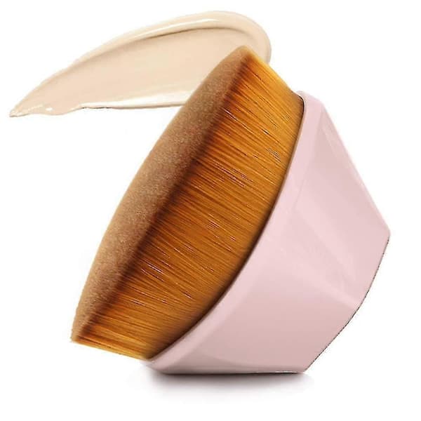 Foundation Makeup Borste Flat Top Kabuki Hexagon Ansiktsrouge Flytande Puder Foundation B