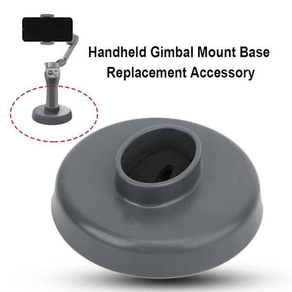 Håndholdt Gimbal Stabilisator Holder Mount Base Stativ Passer til DJI OSMO Mobile 3 Grå