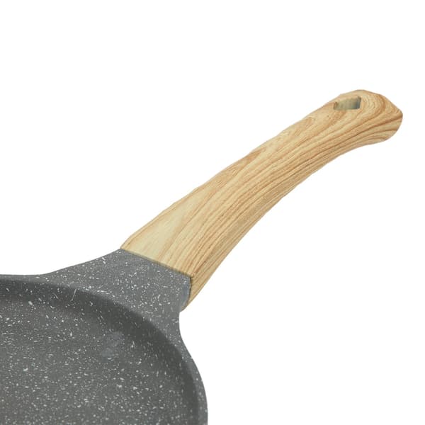 Non-stick stekepanne, 28 cm/11 tommer, flat bunn, jevn varme, med håndtak[BEMS]