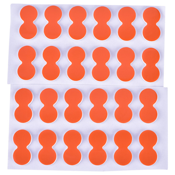 24 st EVA Flugfiskestötar Strike Indicator Fisketillbehör (Orange)