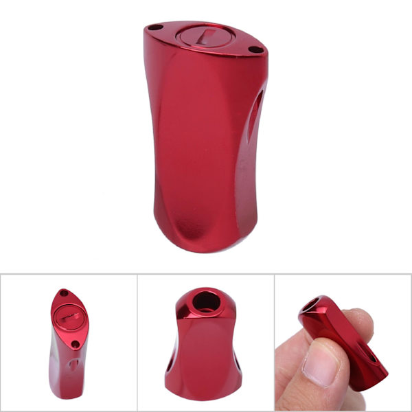 Super Let Super Let Metal Erstatning Power Handle Knob til Spinnehjul (rød)