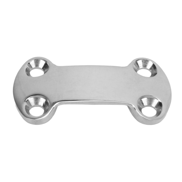 4 st Marine Pad Eye Plate 25mm 304 Rostfritt Stål Bälte Cam Spänne Platta 5.8mm Hål för Segling