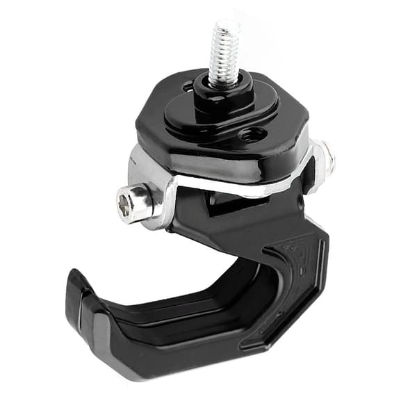 【BEMS】Universal Motorcykel Bagagekrog Modificeret Aluminiumlegering Bøjlekrog Holder Sort/Sølv
