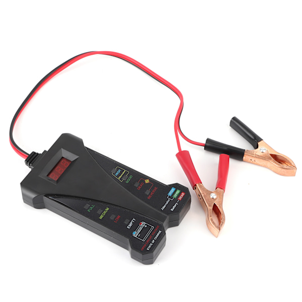 12V digital batteritestare Laddningsapparatanalysator Spänning Generatorutgångstest med LCD-skärm