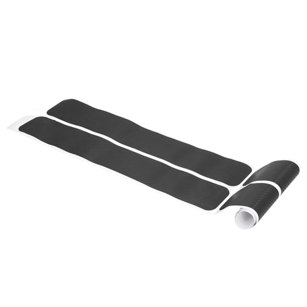 Bildörr tröskeldekal Kolfiberstil Trunk Scuff Cover Guard Anti Scratch Universal Tillbehör
