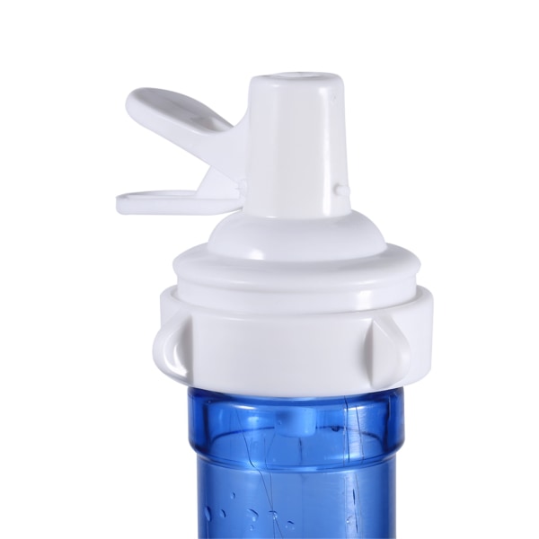 Mini bärbar handhållen kroppsvibrerande massageapparat med LED-ljus för smärtlindring i huvudet och benen (blå)