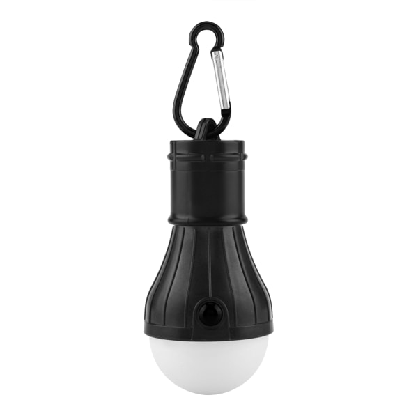 Mini Bärbar 3 LED Tält Hängande Lykta Utomhusfiske Camping Light Lamp (svart)/