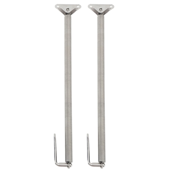 2 stk Båtluke Støtfjær Rustfritt Stål Justerer Porthull Dørlås Fjær for Yachter Campere 225x15mm