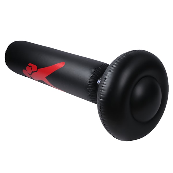 PVC 160cm Fitness Slagpose Til Voksne Og Børn Oppustelig Kolonne Tumbler Punching Bag (sort)