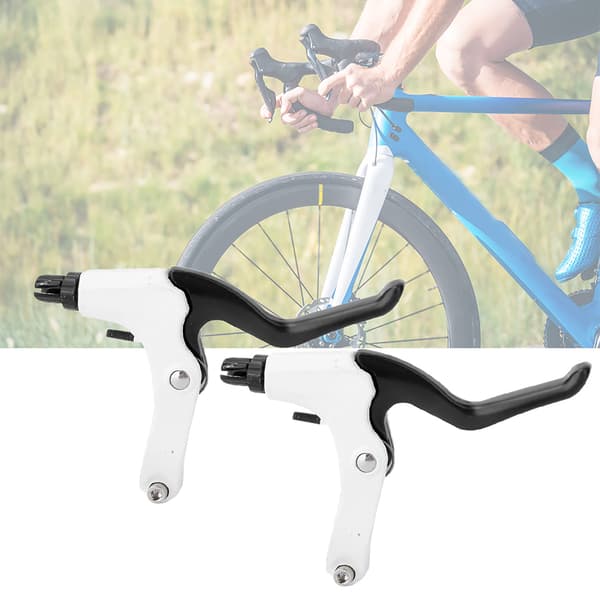 【BEMS】1 par cykel aluminiumlegering bromshandtag handtag cykling vit
