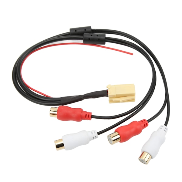 Car Line Out -sovitin 4RCA Aux in -sovitinkaapelin vaihto Blaupunkt VDO CD-soittimille