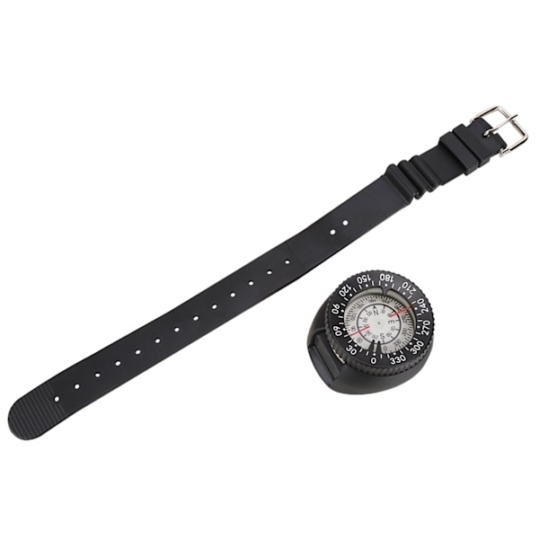 Vanntett nattkikkert håndleddskompass for sørlige halvkule & armbånd for dykking
