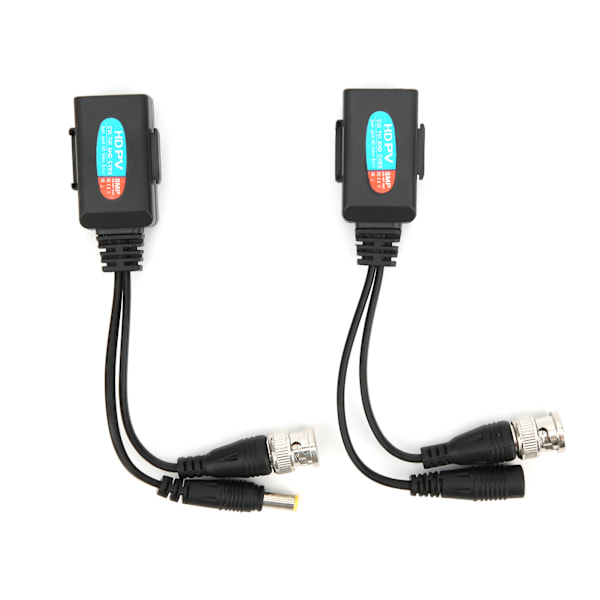 8MP HD Videobalun Koaksial Passiv for AHd CVi TVi CVBS TwistedPair Transceiver