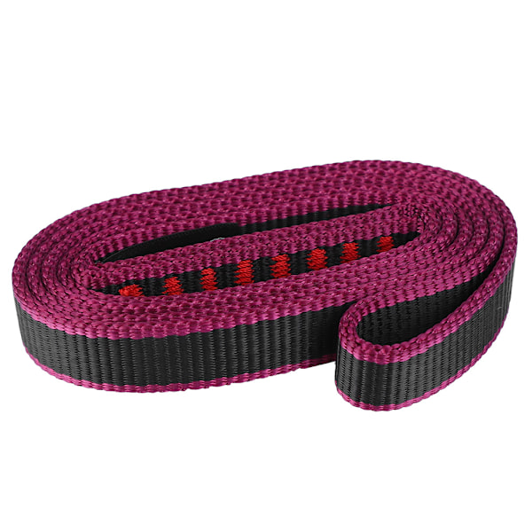 1 st Klätterrep för utomhusbruk, bergsklättringssäkerhetsbälte, snabb nedförsbacke, platta band (80 * 1,6 cm)