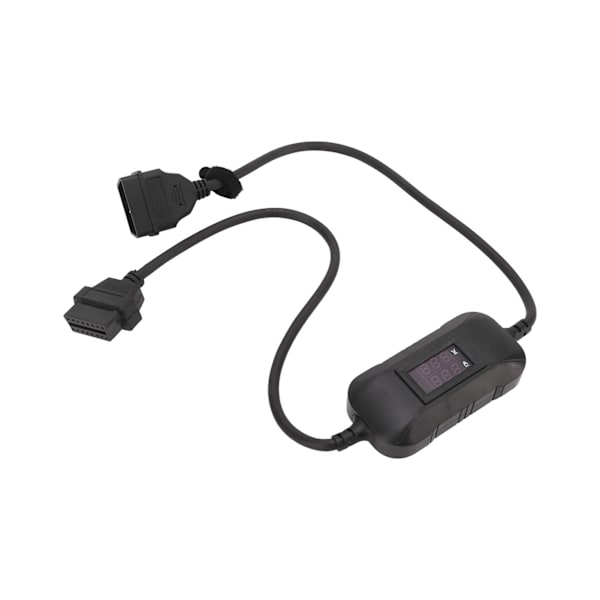 12‑24V OBD2 scanneradapterkabel Passer til X431 Easydiag 2.0/3.0 GOLO ABS Varmebestandig til tunge lastbiler Diesel Sort