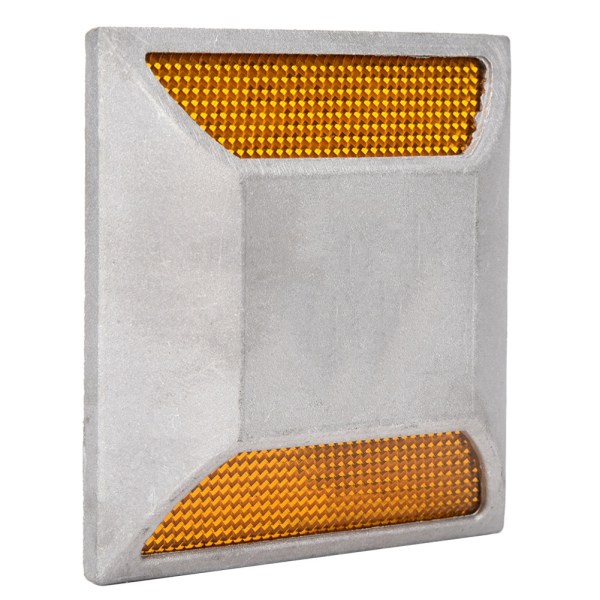 LED Refleks Spike Støbt Aluminium Perler Dobbelt Fremspringende Vejskilt Refleks Spike Forhøjet Skilt