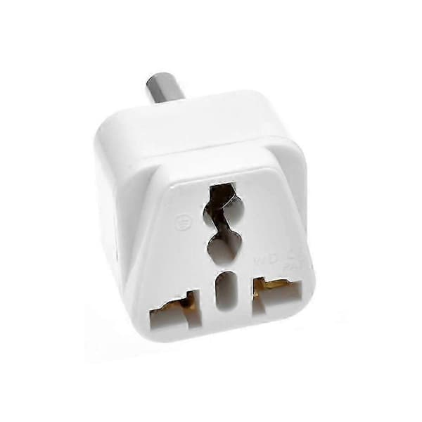 Sør-Afrika/India-pluggadapter, laget av ABS-materiale, kompakt, lett og enkel å bruke