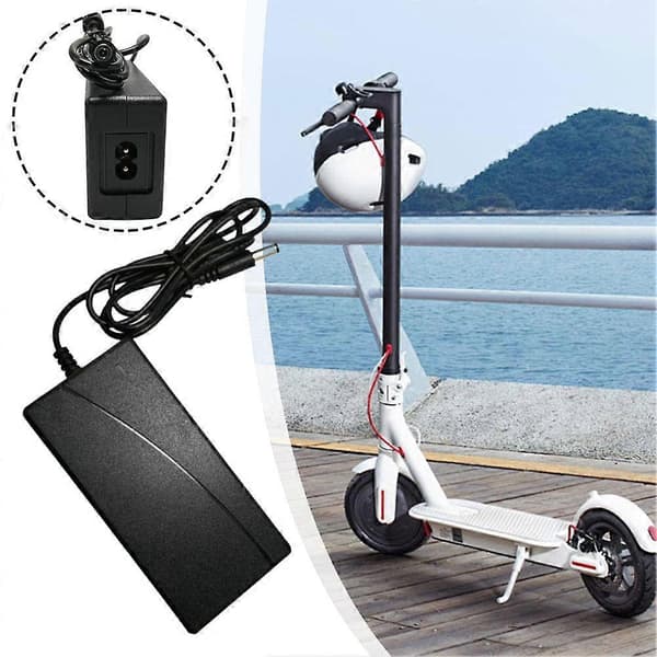 Kompatibel med DC 29.4V 2A Strømadapter Oplader Kompatibel med Self Balancing Scooter Hoverboard[BEMS] As shown