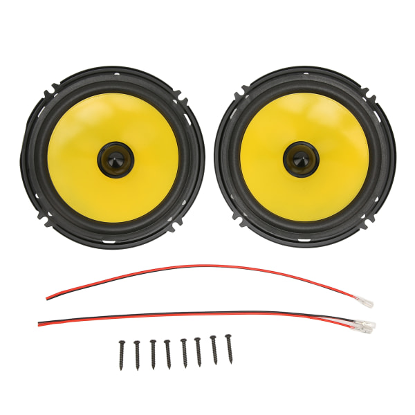 TIMH bildørshøyttalere diskant bass stereo 600W koaksial høyttaler for kjøretøy lastebil 6 tommer 2 stk