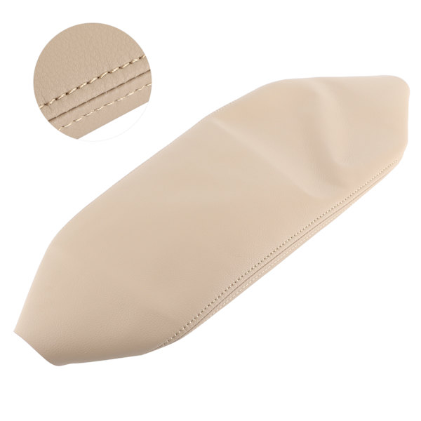 Armstödsöverdrag i PU-läder för mittkonsolen, passar Camry 2007-2011, Beige