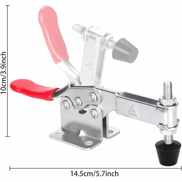 【BEMS】GH-201-B 10-pack Toggle Clamps, 90 kg Capacity, Adjustable Horizontal Quick Release Clamp