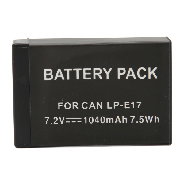LP E17 Batteri Intelligent Højkapacitet 1040mAh Erstatning for 200D II R10 RP 750D M6mark2 800D 850D 77D 760D M3 M5 ++