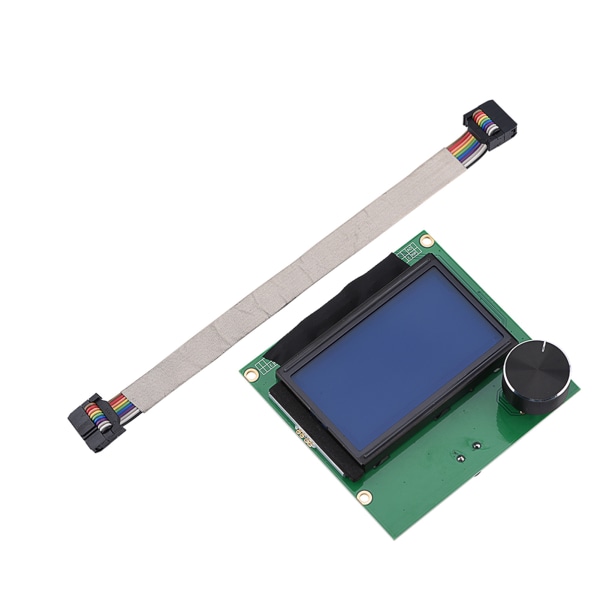 Ersättnings LCD-skärm med 2 kablar för Creality CR-10S 3D-skrivare++