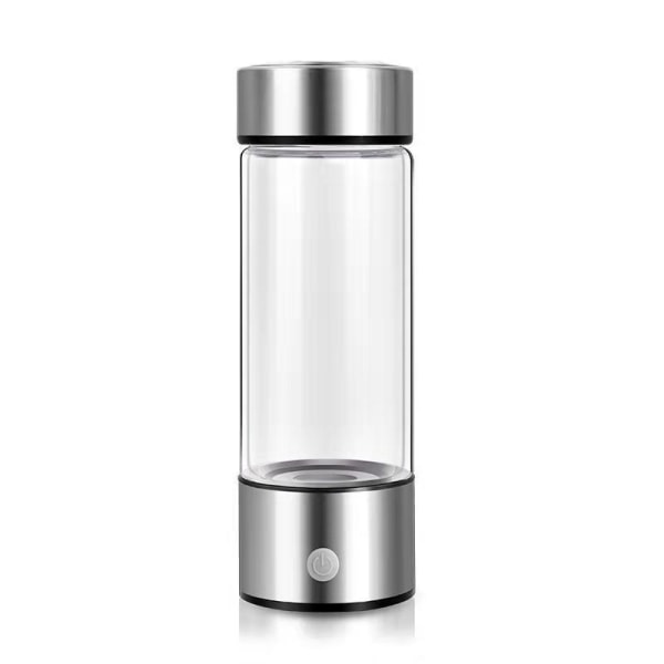 Hydrogen Generator Vandflaske, Real Molecular Hydrogen Rich Wat silver