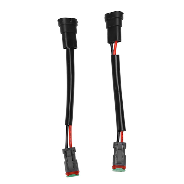 2st DT hona till H11 hane omvandlingskabel kabelnätadapter Vattentät för LED arbetslampa Light Bar
