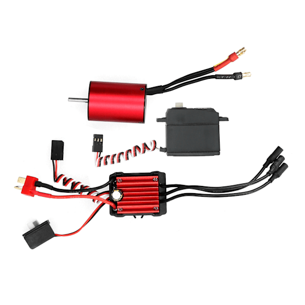 SURPASS‑HOBBY 2845 3800KV Motor + 35A ESC + 6KG Plastväxel Servo (S0600P)