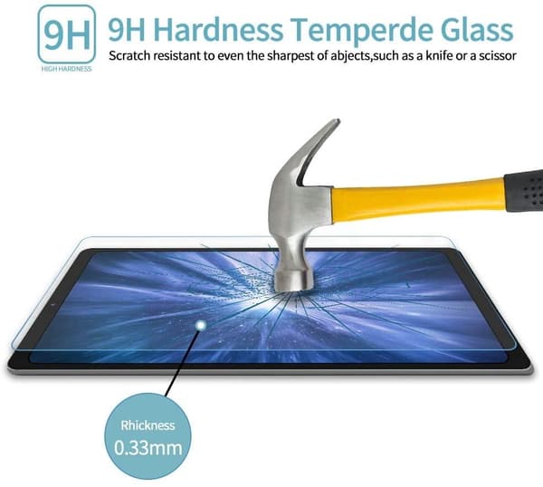 【BEMS】2x Tempered Glass Screen Protector for iPad Air 4/5, Pro 11 Transparent transparent