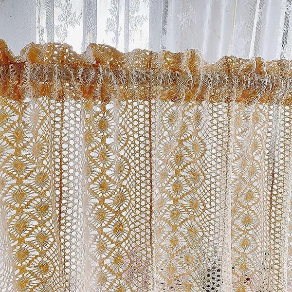 B100 x L45 cm blonde gardiner hule korte gardiner