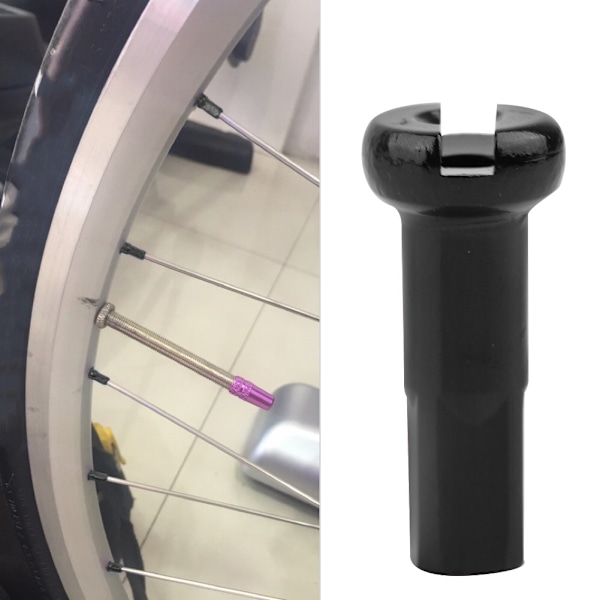 12 stk. 7075 Aluminium Legering Mountainbike Hjul Eger Dæksler Tilbehør Til Cykling (Sort)