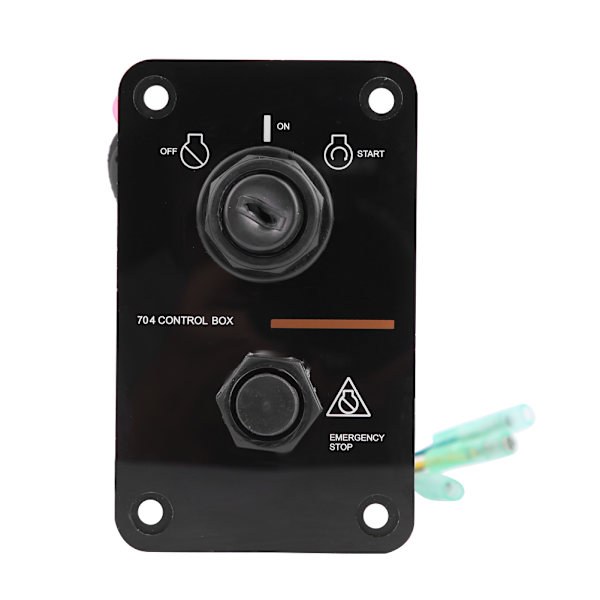 12V Enkelt Nyckelbrytarpanelmontering för Yamaha Utombordare Yacht 704-82570-12-00