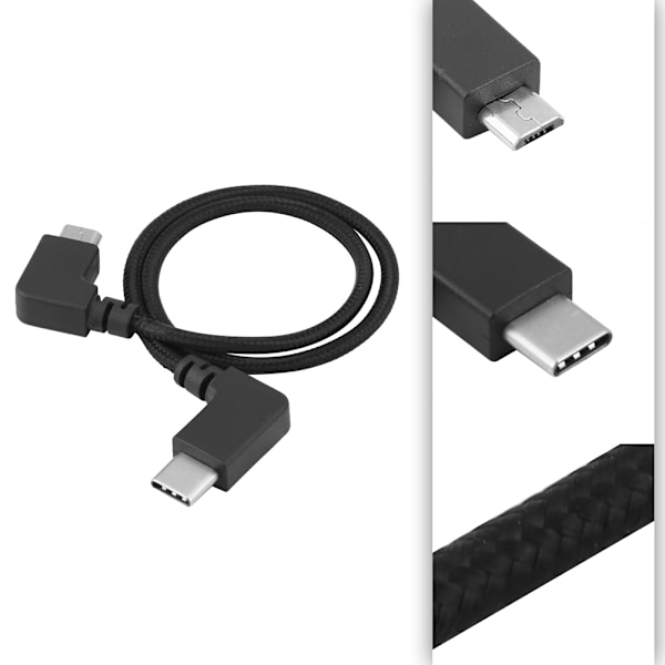 RC-kabel Micro USB till Drone Fjärrkontroll för DJI MAVIC Pro AIr SPARK (för Typ C)