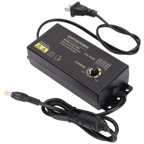 Power 120W 5A 3-24V LED digitaalinen näyttö Säädettävä jännite Nopeus power Plug 0.0