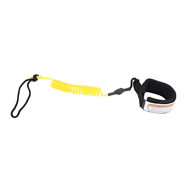 Stand Up Paddleboard 5mm Spiralformet Benrem / Surfboard Leash (gul)