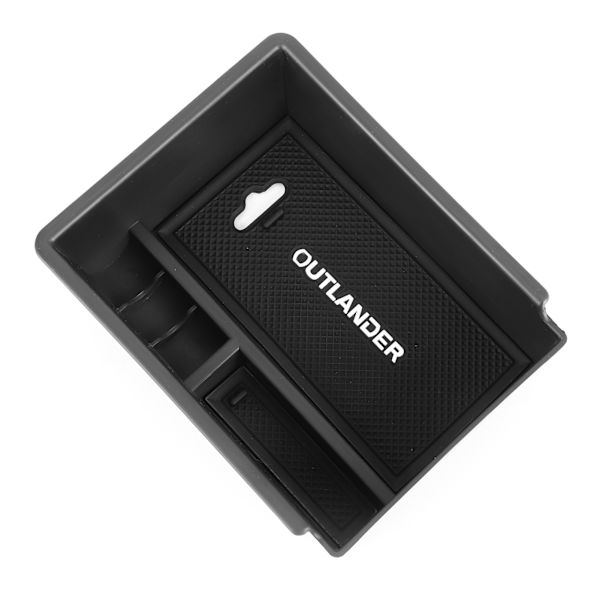 Auto Central Console Förvaringsbox Armstödsbricka Passar för Mitsubishi Outlander 2019-2020