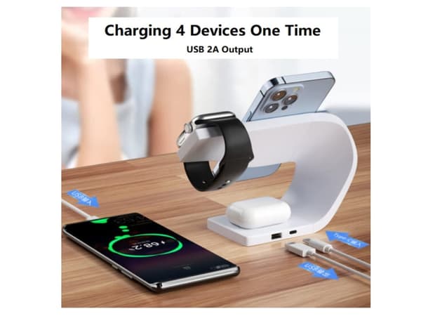 Apple Magnetic Fast Wireless Charging Station Black