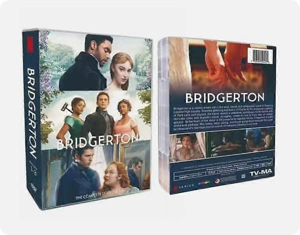 Bridgerton Sæson 1-3 DVD TV-serie 9-disk ny boksæt