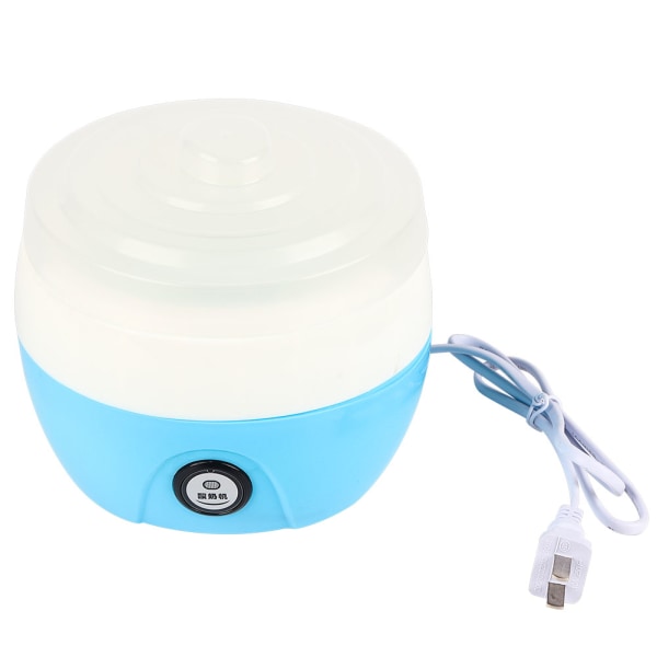 220V 1L elektrisk automatisk yoghurtmaskin Yoghurt gör-det-själv-verktyg Plastbehållare CN-kontakt (blå)/